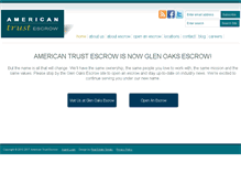 Tablet Screenshot of americantrustescrow.com